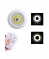 Dolap Işığı Mutfak Rafı Işığı Uzaktan Kumandalı 3 Lü Spot Led Lamba