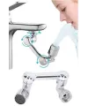 Dönebilen Musluk Başlığı Akrobat Mutfak Banyo Musluk Ucu Başlığı Oynar Başlıklı