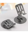Dönebilir ve Katlanabilir Masaüstü Metal Telefon Tutucu