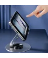 Dönebilir ve Katlanabilir Masaüstü Metal Telefon Tutucu