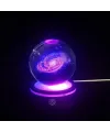Dönen Gezegen Cam Küre RGB