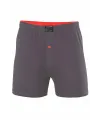 Düğmeli Pamuklu Erkek Penye Boxer Füme - 1146A