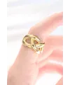 ietaks™ Düğüm Model Gold Renk Ayarlanabilir Yüzük
