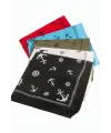 Dümen Çapa Desenli Keten Bandana 50*50
