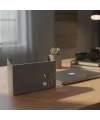 Duvar Tipi Wi-Fi Modem Saklama Kutusu(Gri) – Kablo Düzenleyici Router Raf Organizer
