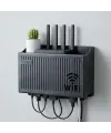 Duvar Tipi Wi-Fi Modem Saklama Kutusu(Siyah) – Kablo Düzenleyici Router Raf Organizer