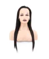 Düz Front Lace Gerçek Tül Peruk - Doğal - 60-65cm