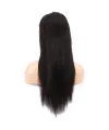 Düz Front Lace Gerçek Tül Peruk - Doğal - 60-65cm