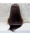 Düz Front Lace Gerçek Tül Peruk - Doğal - 70-75cm
