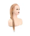 Düz Front Lace Gerçek Tül Peruk - Kumral - 60-65cm
