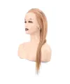 Düz Front Lace Gerçek Tül Peruk - Kumral - 60-65cm
