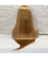 Düz Front Lace Gerçek Tül Peruk - Kumral - 70-75cm