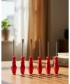Düz Ve Yıldız Başlıklı 7li Tornavida Seti Ergonomik Tutma