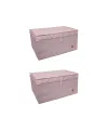 Düzenleyici Kutu Organizer Cırtlı Saklama Hurç Maxi Boy 30cm X 40cm X 50cm (5 Adet)