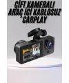 Dvr Araç İçi Kamera Hareket Algılayabilen 1080p Carplay Video Kaydedici