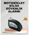 Ekonomik Alarm Disk Kilidi Motosiklet Scooter Bisiklet Güvenlik