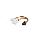 Ekran Kartı Power Y Kablosu 2X 4 Pin To 6 Pin 12V 26 Cm HDX5520
