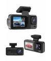 Ekranlı Sürüş Kaydedici Dvr Ön Ve Arka Kameralı Full Hd Çözünürlüklü