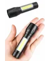 El Feneri Uzun Menzilli Usb Şarj Edilebilir Kamp Lambası