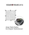 Elastik Bagaj Filesi 120x80 cm – 155x95 cm’e Kadar Genişler | Araç Üstü, Kamp ve Seyahat İçin