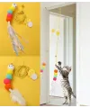 Elastik Yapışkanlı Kedi Oyun Oltası