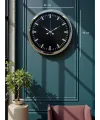 Elegance 40 Cm Metal Dekoratif Duvar Saati