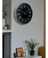 Elegance 40 Cm Metal Krom Duvar Saati
