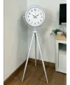 Elegance Beyaz Tripod Ayaklı Saat