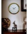 Elegance Gold 40 Cm Metal Dekoratif Tasarım Duvar Saati