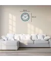 Elegance Turkuaz 36 Cm Duvar Saati