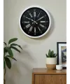 Elegance White 40 Cm Metal Duvar Saati