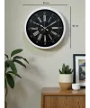 Elegance White 40 Cm Metal Duvar Saati