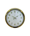Elegant Gold Frame 40 Cm Metal Duvar Saati