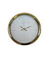 Elegant White Gold 40 Cm Metal Duvar Saati