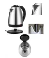 Elektrikli Paslanmaz Çelik Su Isıtcı Çelik Kettle 1.8 Lt. Uzun Ömürlü