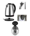 Elektrikli Paslanmaz Çelik Su Isıtcı Çelik Kettle 1.8 Lt. Uzun Ömürlü
