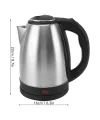 Elektrikli Paslanmaz Çelik Su Isıtcı Çelik Kettle 1.8 Lt. Uzun Ömürlü