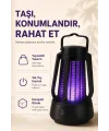 Elektrikli Sinek Öldürücü Mor Işıklı Taşınabilir Haşere Kovucu Lamba Cihazı