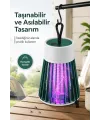 Elektrikli Sinek Öldürücü Mor Işıklı Taşınabilir Haşere Lambası Tek Tuşlu Cihaz