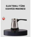 Elektrikli Türk Kahvesi Cezvesi 800w Kablosuz Döner Tabanlı
