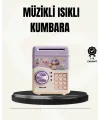 Elektronik Şifreli Atm Görünümlü Çocuk Kumbarası Mor