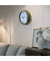 Elite Gold 40 Cm Metal Duvar Saati