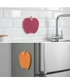 Elma Şekilli Silikon Bulaşık Yıkama Matı – Çok Amaçlı Mutfak ve Banyo Süngeri