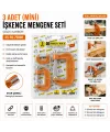3 Pcs Mini Işkence Mengene Seti Çelik Karbon 25-50-75 Mm IEGET10