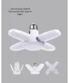 Enerji Tasarruflu Led Ampül 60 Watt 4 Kollu Beyaz Işık