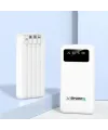 Enerx Enr-p20dc 20000 Mah 2.1 Amper Dahili Kablolu Powerbank Siyah