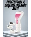 Epilatör Cihazı Epilasyon Aleti Çoklu Başlık Seçeneği Ayak Törpüsü
