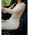 Ergonomik Isıtmalı Bel Masaj Minderi Sırt Destek Minderi