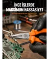 Ergonomik Saplı Profesyonel Kargaburun Dayanıklı Dövme Çelik Gövde