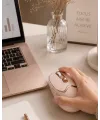 Ergonomik Tasarımlı Kablosuz Mouse Bluetooth ve USB Alıcılı